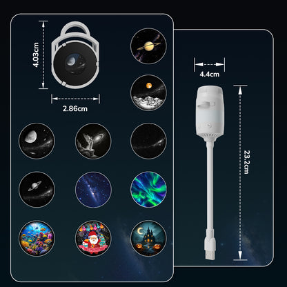 Lepro 星空ライト 2in1 ナイトライト&星空投影 家庭用プラネタリウム USB給電式 天井 壁 プレゼント 雰囲気