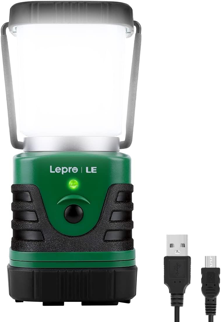 Lepro ランタン LEDランタン キャンプランタン USB充電式【ランタンとパワーバンク一台二役/超高輝度 1000ルーメン/昼光色・昼白色・電球色切替/4つ点灯モード/無段階調光調色/防滴仕様】ソロキャンプ アウトドア キャンプ 登山 夜釣り 防災 停電 緊急 非常用 らんたん メインランタン お花見 夜桜 観桜
