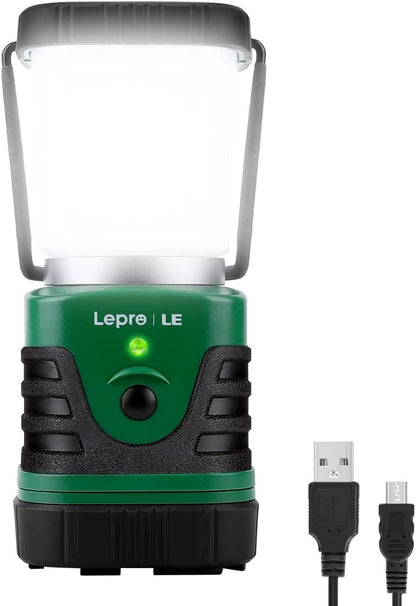 Lepro ランタン LEDランタン キャンプランタン USB充電式【ランタンとパワーバンク一台二役/超高輝度 1000ルーメン/昼光色・昼白色・電球色切替/4つ点灯モード/無段階調光調色/防滴仕様】ソロキャンプ アウトドア キャンプ 登山 夜釣り 防災 停電 緊急 非常用 らんたん メインランタン お花見 夜桜 観桜