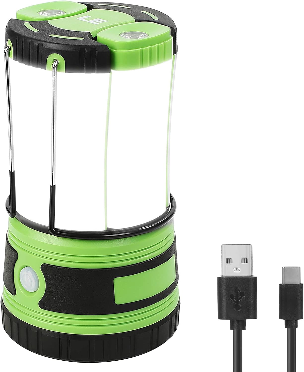 ランタン ledランタン キャンプランタン 懐中電灯 2本分離できる 【超高輝度1000ルーメン/充電式と乾電池併用/2段階調光/4つ点灯モード/マグネットとフック付き/防水防滴】 USBケーブル付き 車中泊用 バーベキュー キャンプ 夜釣り 台風 災害 常備灯 停電 緊急 非常用 防災 ライト お花見 夜桜 観桜