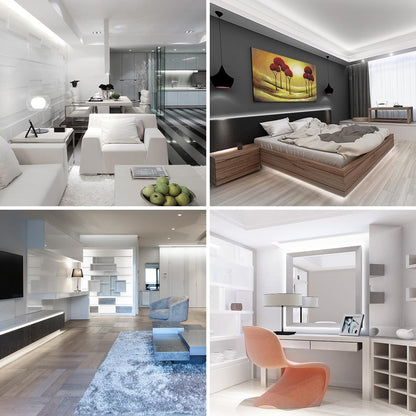 Lepro テープライト ledテープ 10m 昼光色 6000k 無段階調光 ストリップライト 薄型 両面テープ 切断可能 SMD2835 600LED高輝度 正面発光 間接照明 24W 非防水 室内・店内装飾 ledライト