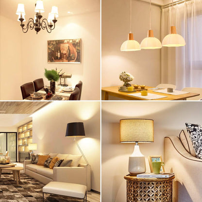 【E17】Lepro LED電球 E17口金 40W形 6個 440lm 電球色 3000K 非調光型 ミニクリプトン ミニランプ形電球 広配光タイプ 高演色性 PSE認証済み 密閉器具対応 省エネ キッチン 台所 トイレ リビング ダイニング 脱衣所 寝室 廊下 玄関照明用 小型電球