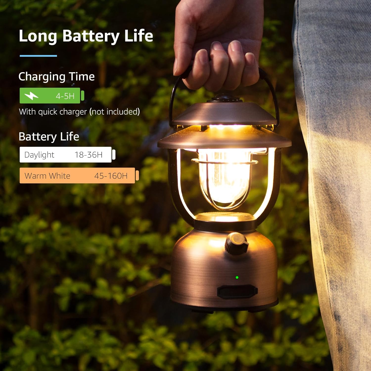 Lepro ランタン Type-C USB充電式 15000mAh レトロ LEDランタン