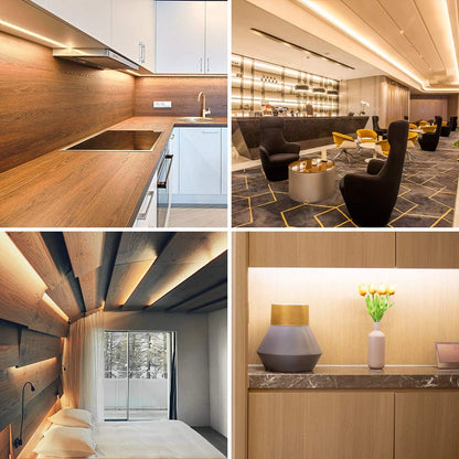 Lepro テープライト LEDテープ 10m 電球色 無段階調光 間接照明 高演色タイプ ストリップライト 両面テープ 切断可能 工具不要 取付簡単 2835SMD 600LED高輝度 低消費電力 オフィス・寝室・お部屋・店舗インドア 棚 看板照明 ledテープライト