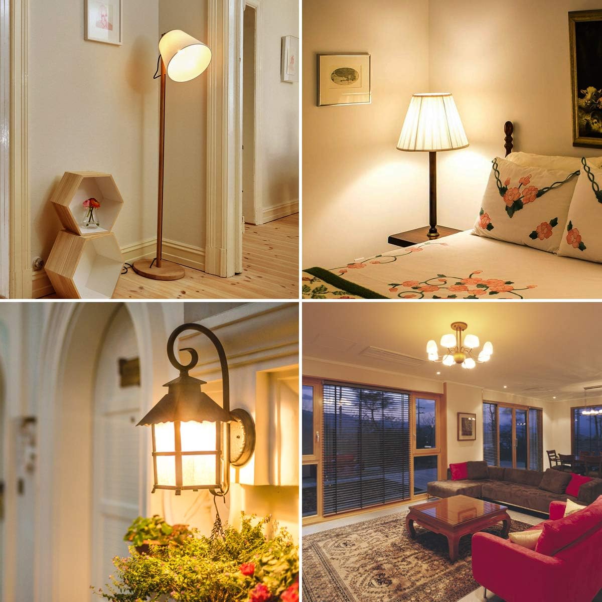 【E17】Lepro LED電球 E17口金 40W形 6個 440lm 電球色 3000K 非調光型 ミニクリプトン ミニランプ形電球 広配光タイプ 高演色性 PSE認証済み 密閉器具対応 省エネ キッチン 台所 トイレ リビング ダイニング 脱衣所 寝室 廊下 玄関照明用 小型電球