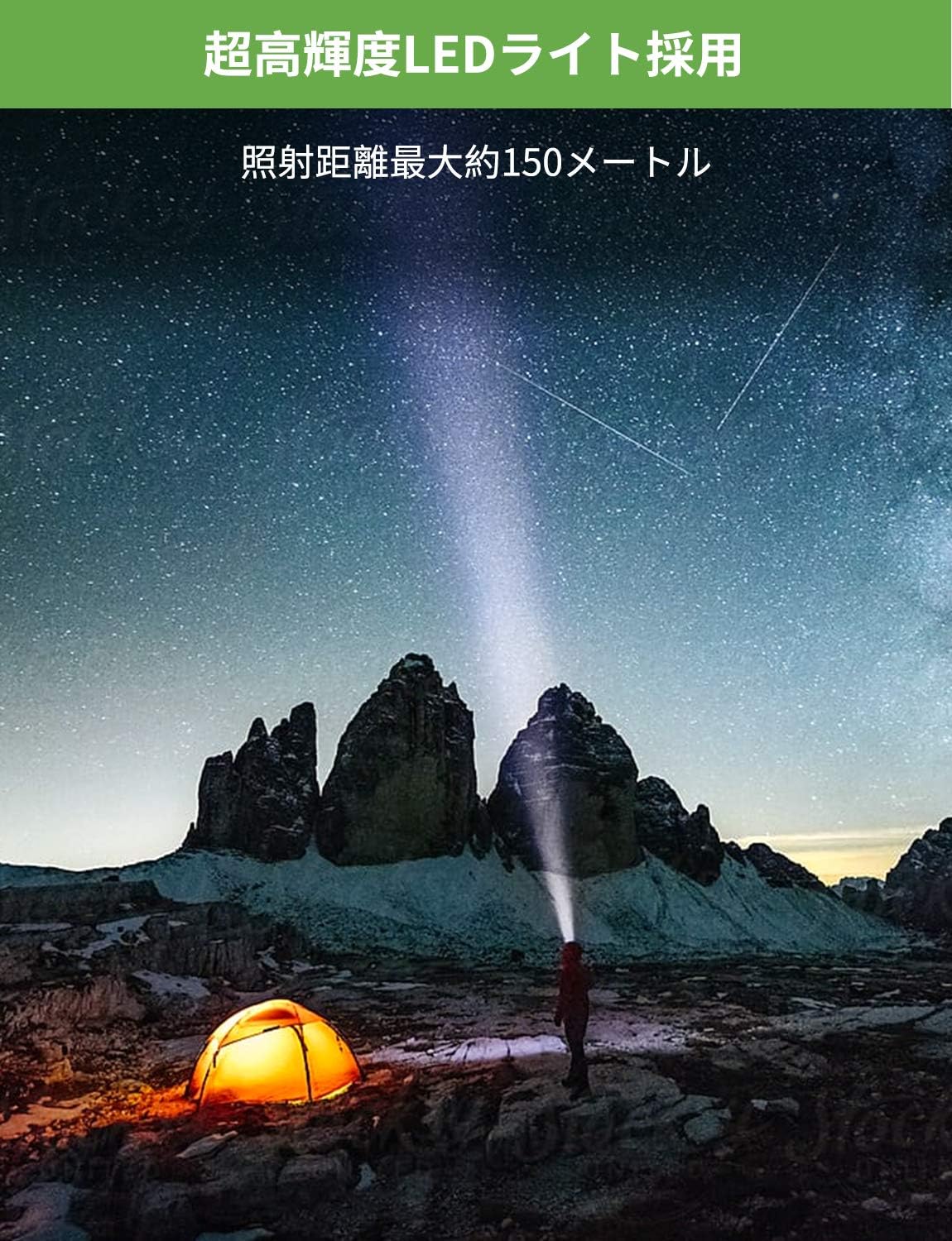 Lepro ヘッドライト 充電式 300lm高輝度 ledヘッドライト 釣り ヘッドランプ USB-C充電 登山 白＆赤 ledライト【5つ点灯モード/3時間満充電/実用点灯37時間】 防水 照射角度調整可 軽量 キャンプ 散歩 アウトドア 災害 停電用