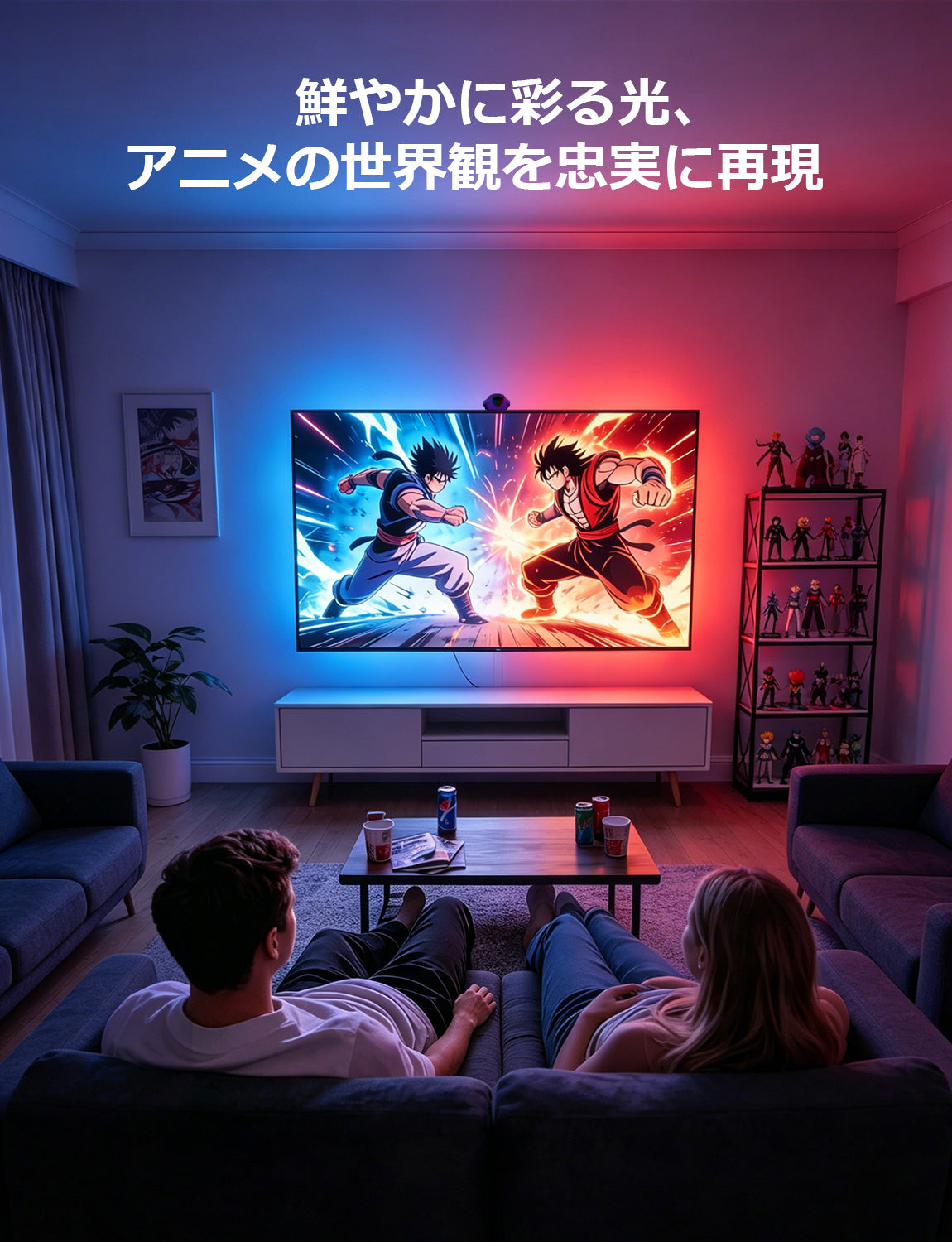 業界最速レスポンス】Lepro STV1 スマートTVバックライト LightIMS