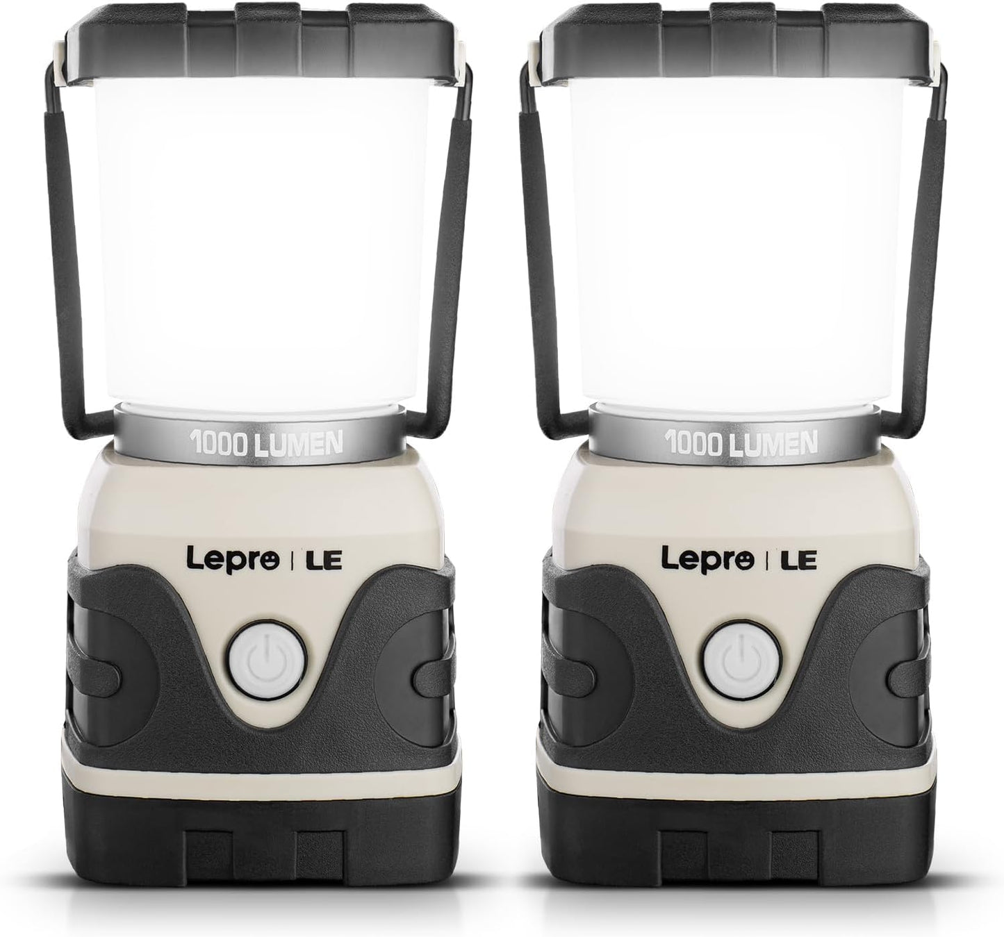 Lepro LED ランタン キャンプランタン 【超高輝度 1000ルーメン/実用点灯12-240時間/電池式/昼光色・昼白色・電球色切替/4つ点灯モード/無段階調光調色/防滴仕様】ソロキャンプ アウトドア キャンプ 登山 夜釣り 防災 停電 緊急 非常用 LEDランタン ホワイト[3300002-WH]