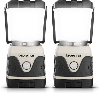 Lepro LED ランタン キャンプランタン 【超高輝度 1000ルーメン/実用点灯12-240時間/電池式/昼光色・昼白色・電球色切替/4つ点灯モード/無段階調光調色/防滴仕様】ソロキャンプ アウトドア キャンプ 登山 夜釣り 防災 停電 緊急 非常用 LEDランタン ホワイト[3300002-WH]